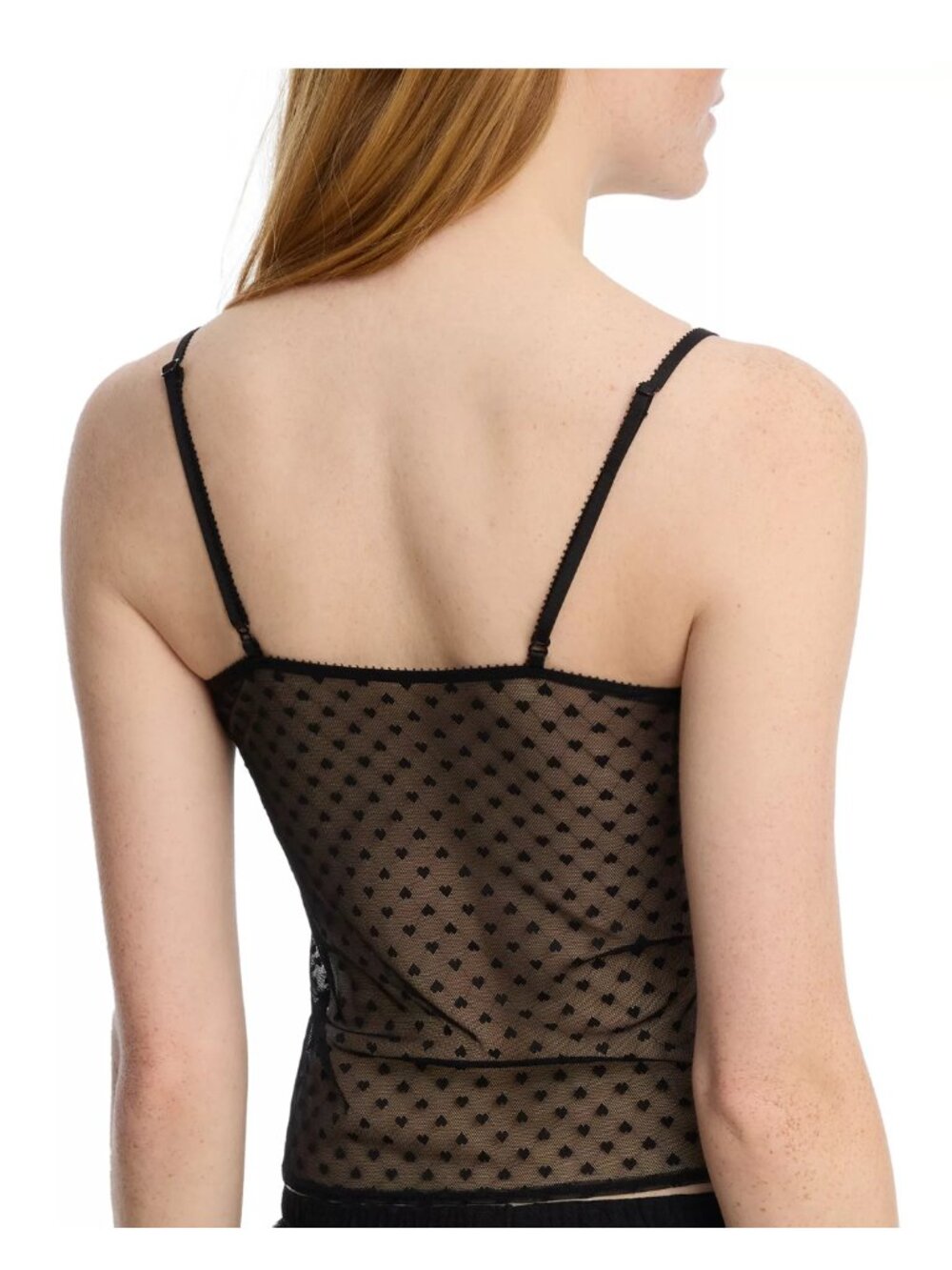 Skarlett Blue Heart Breaker Sheer Lace Cami Black Size XS NWT - Picture 2 of 3